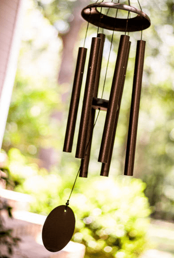 Wind chime can chase bees away