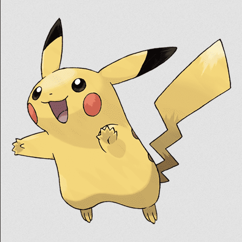 Pokemon based on animals: the Pikachu
